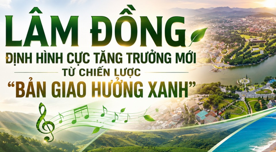 Lâm Đồng định hình cực tăng trưởng từ chiến lược “Bản giao hưởng xanh”