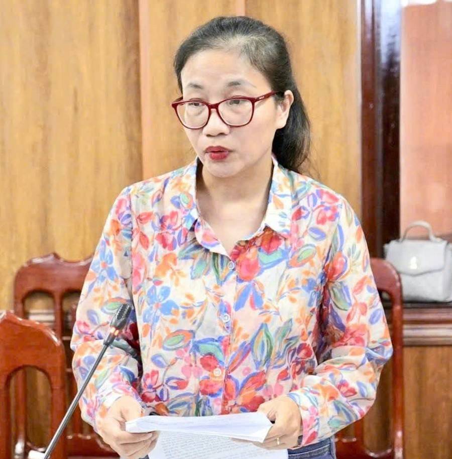 Uỷ viên phản biện đề tài tại buổi nghiệm thu