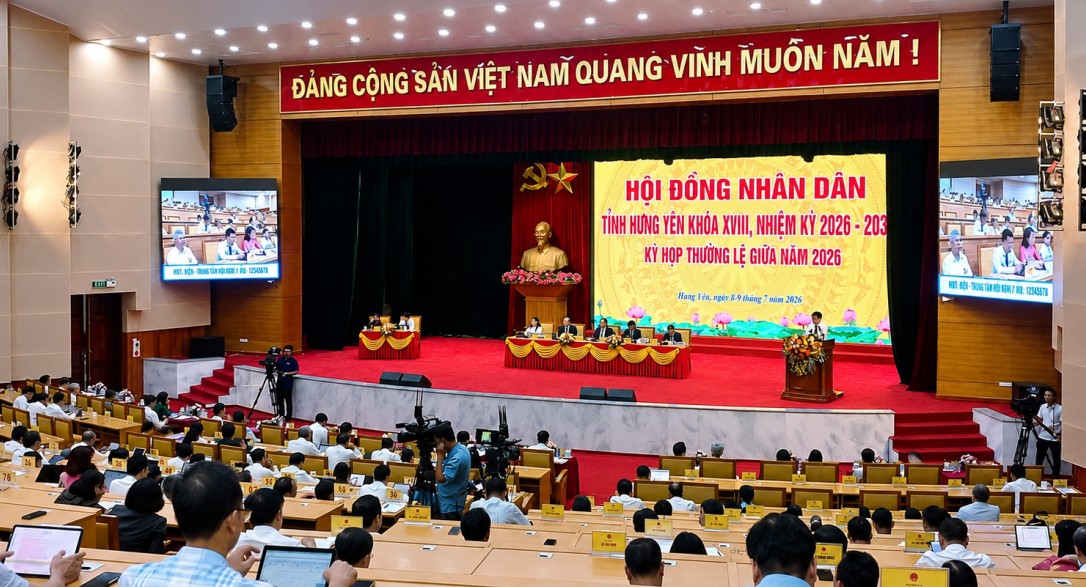 HĐND tỉnh Hưng Yên khai mạc Kỳ họp thường lệ giữa năm 2026, quyết nghị nhiều nội dung quan trọng thúc đẩy tăng trưởng