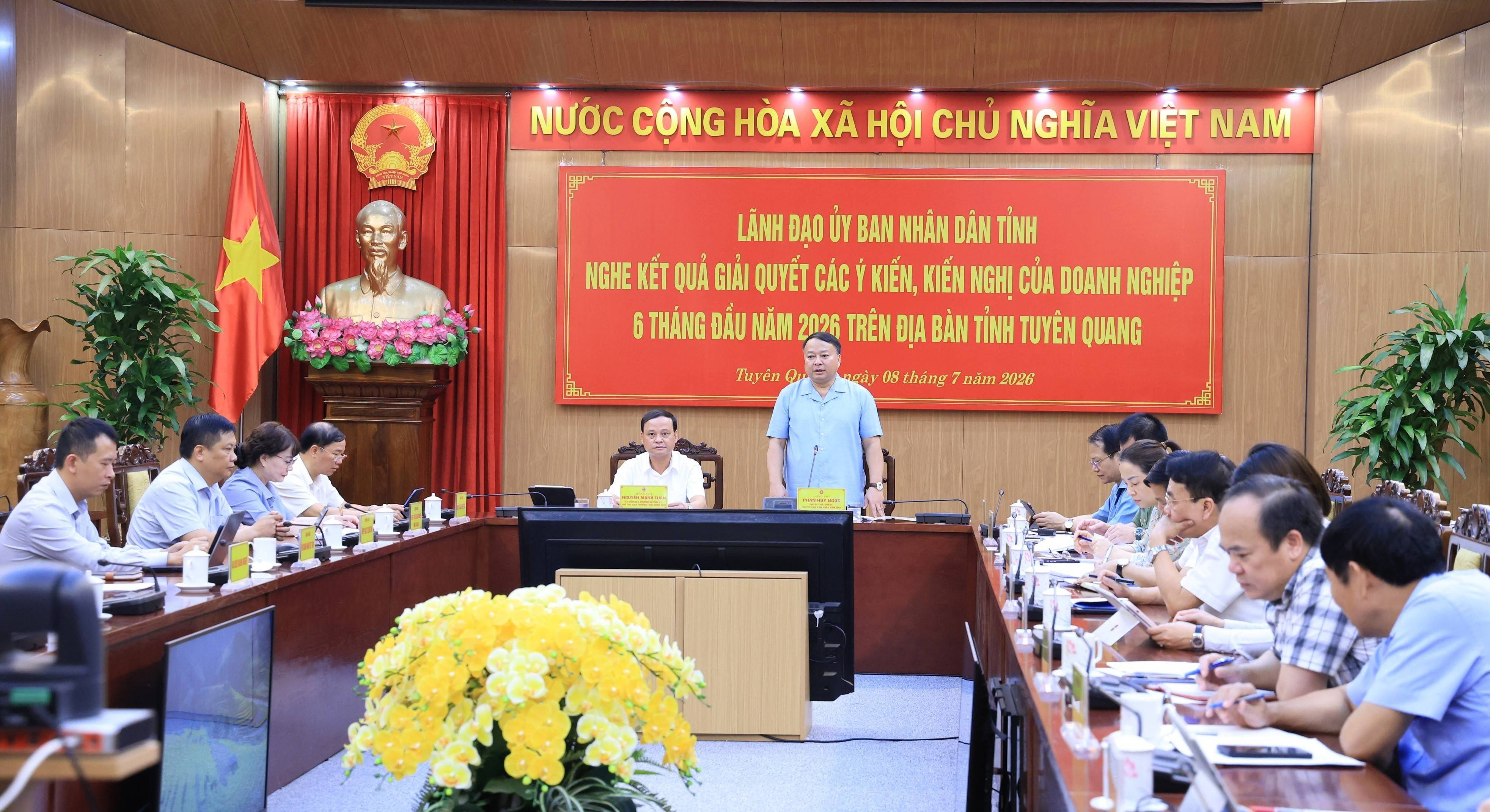 Tuyên Quang: Chuyển từ tư duy quản lý sang phục vụ, đồng hành cùng doanh nghiệp