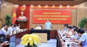 Tuyên Quang: Chuyển từ tư duy quản lý sang phục vụ, đồng hành cùng doanh nghiệp