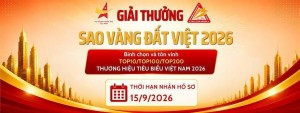 Giải thưởng Sao Vàng đất Việt 2026 chính thức khởi động