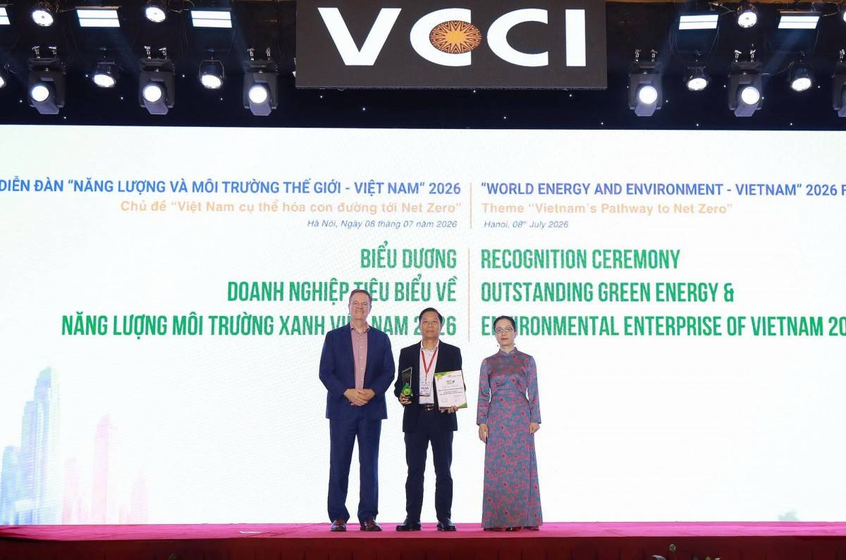Phục Hưng Holdings vào Top 100 Doanh nghiệp tiêu biểu về Năng lượng Môi trường xanh Việt Nam 2026