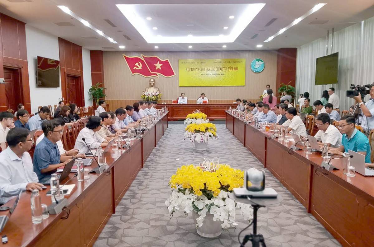 Cà Mau - Kỳ họp giao ban báo chí Quý II năm 2026 