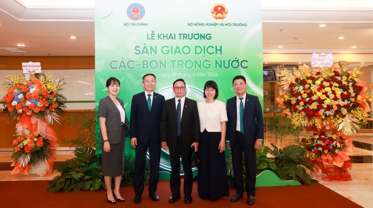 BIDV phối hợp vận hành khai trương hệ thống giao dịch các- bon