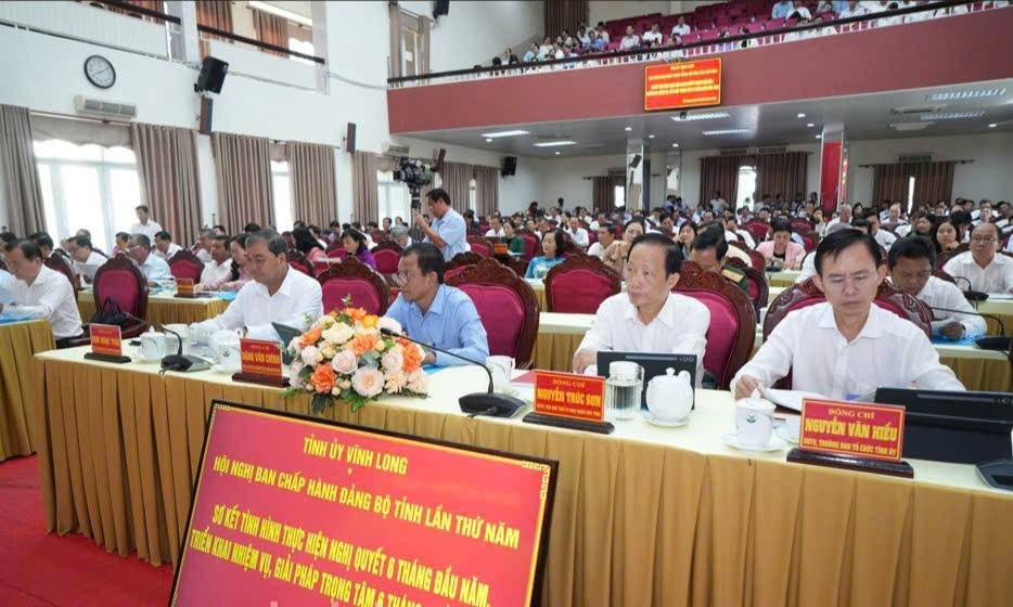 Khai mạc Hội nghị Ban Chấp hành Đảng bộ tỉnh Vĩnh Long lần thứ 5
