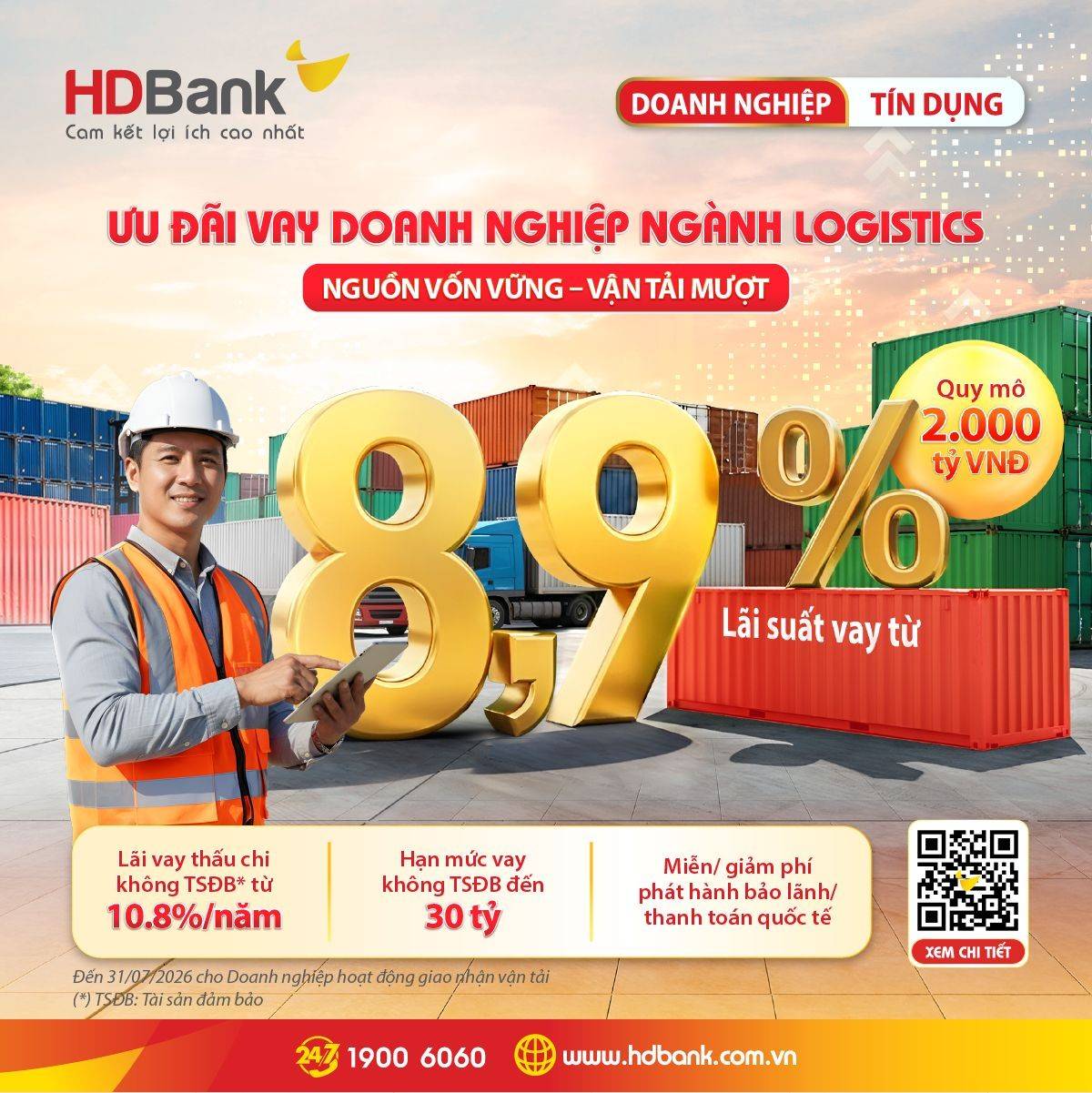 HDBank tung loạt ưu đãi tài chính hấp dẫn, tiếp sức doanh nghiệp tối ưu chi phí và bứt phá tăng trưởng