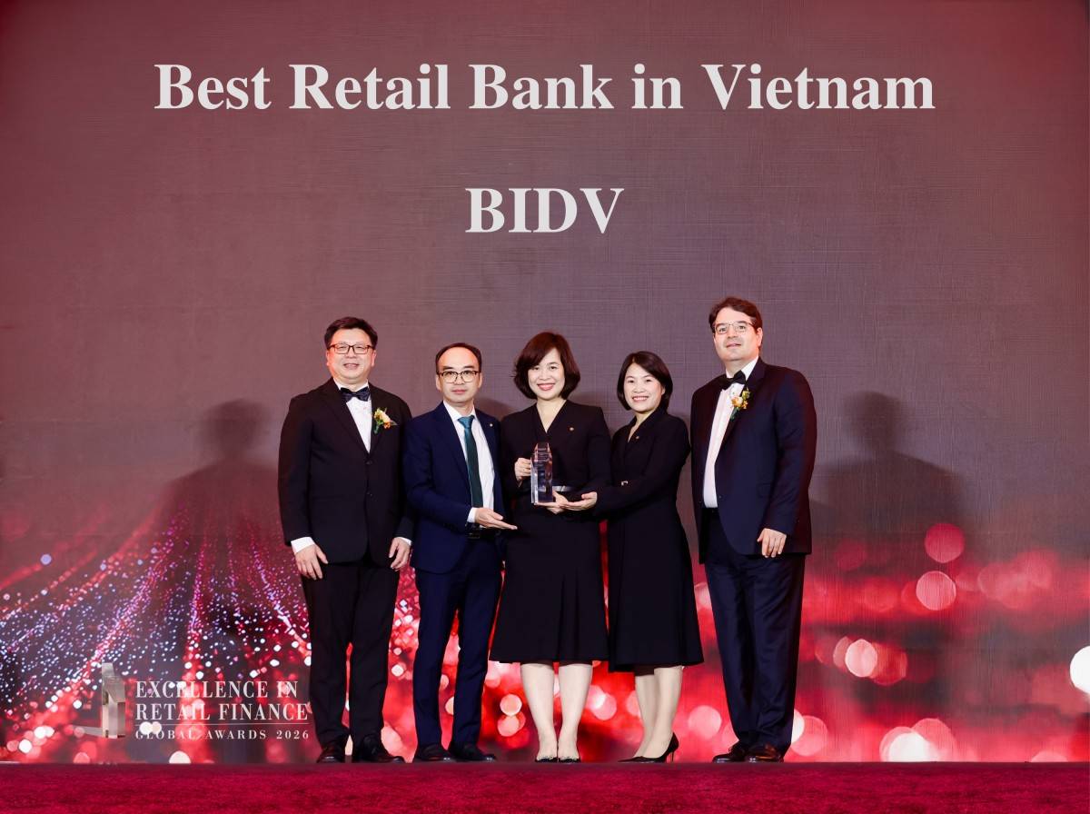 BIDV với cú đúp giải thưởng Ngân hàng Bán lẻ tốt nhất Việt Nam, Tiền gửi tốt nhất châu Á