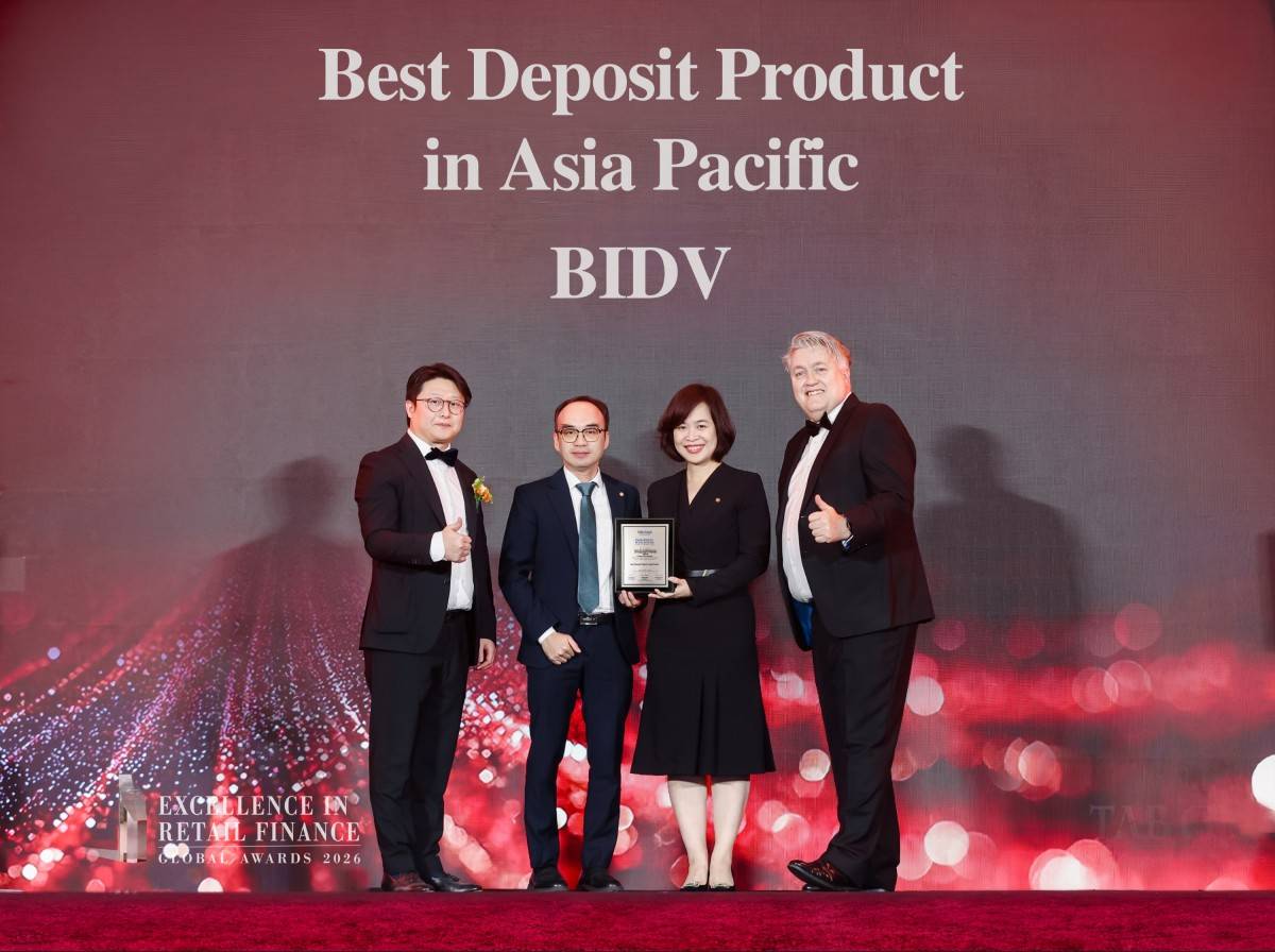 BIDV với cú đúp giải thưởng Ngân hàng Bán lẻ tốt nhất Việt Nam, Tiền gửi tốt nhất châu Á