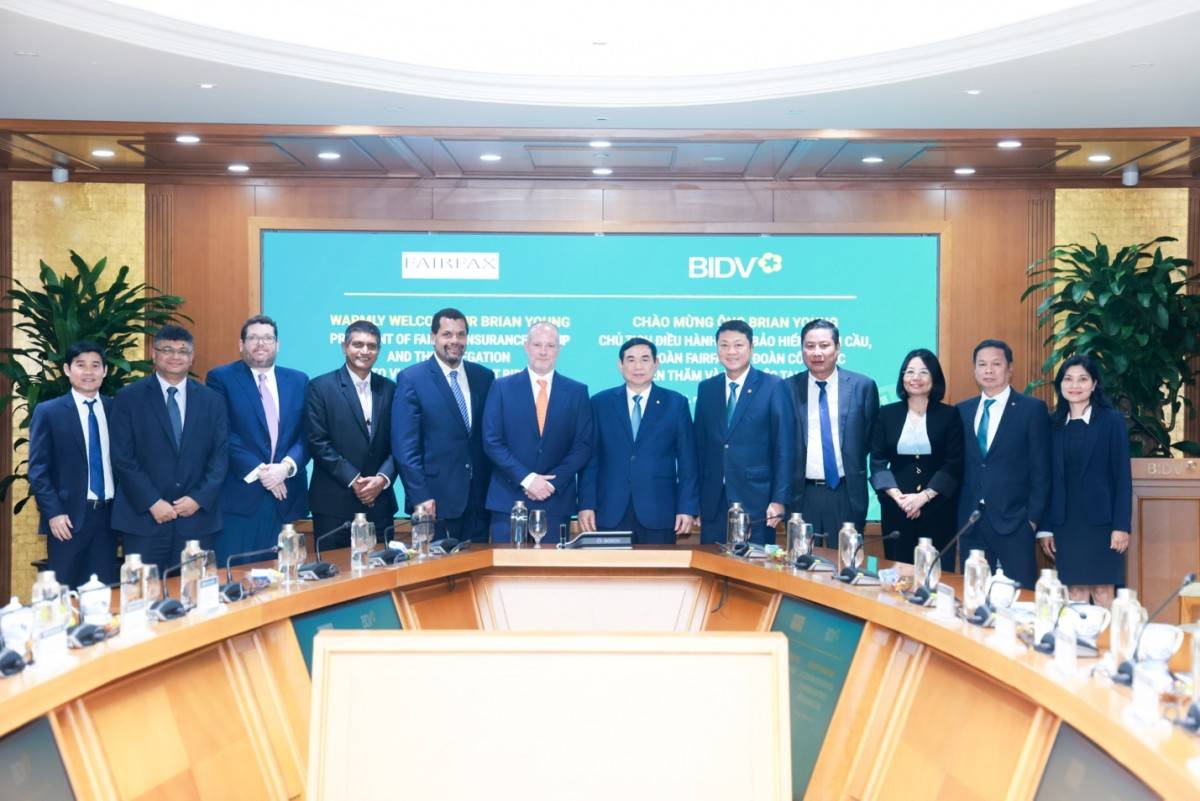 Fairfax- BIDV- BIC: Củng cố hợp tác chiến lược sau hơn một thập kỷ đồng hành