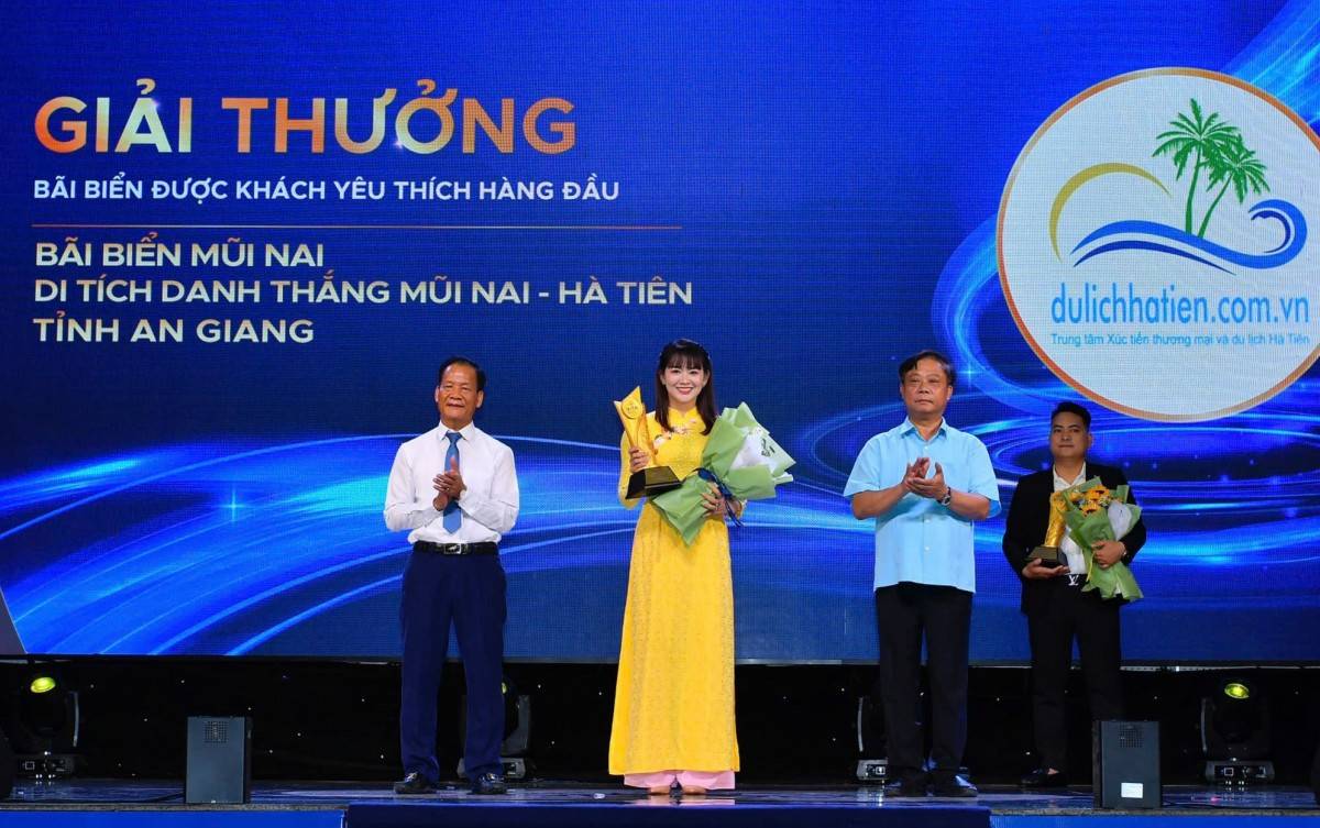 An Giang :  Mũi Nai Hà Tiên được vinh danh “Bãi biển được khách du lịch yêu thích hàng đầu năm 2025”.