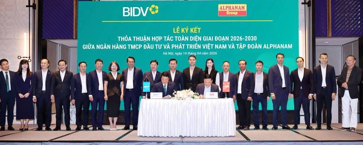 BIDV và Alphanam nâng tầm quan hệ hợp tác