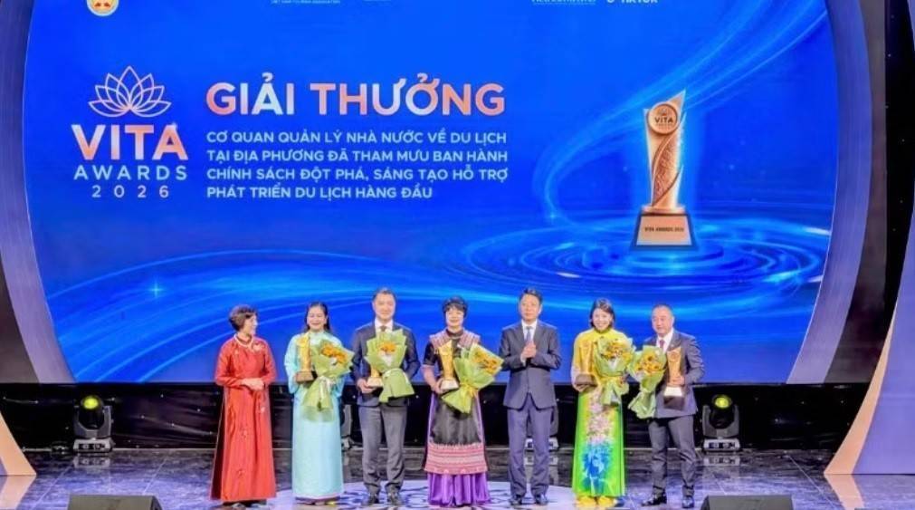 VITA Awards 2026 vinh danh 106 doanh nghiệp và tổ chức du lịch xuất sắc