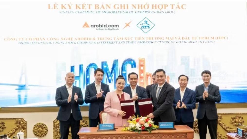 Ký kết hợp tác giữa Trung tâm Xúc tiến Thương mại và Đầu tư Thành phố Hồ Chí Minh và Arobid.com nhằm tăng cường phối hợp trong công tác quản lý, vận hành và khai thác HCMCInvest.