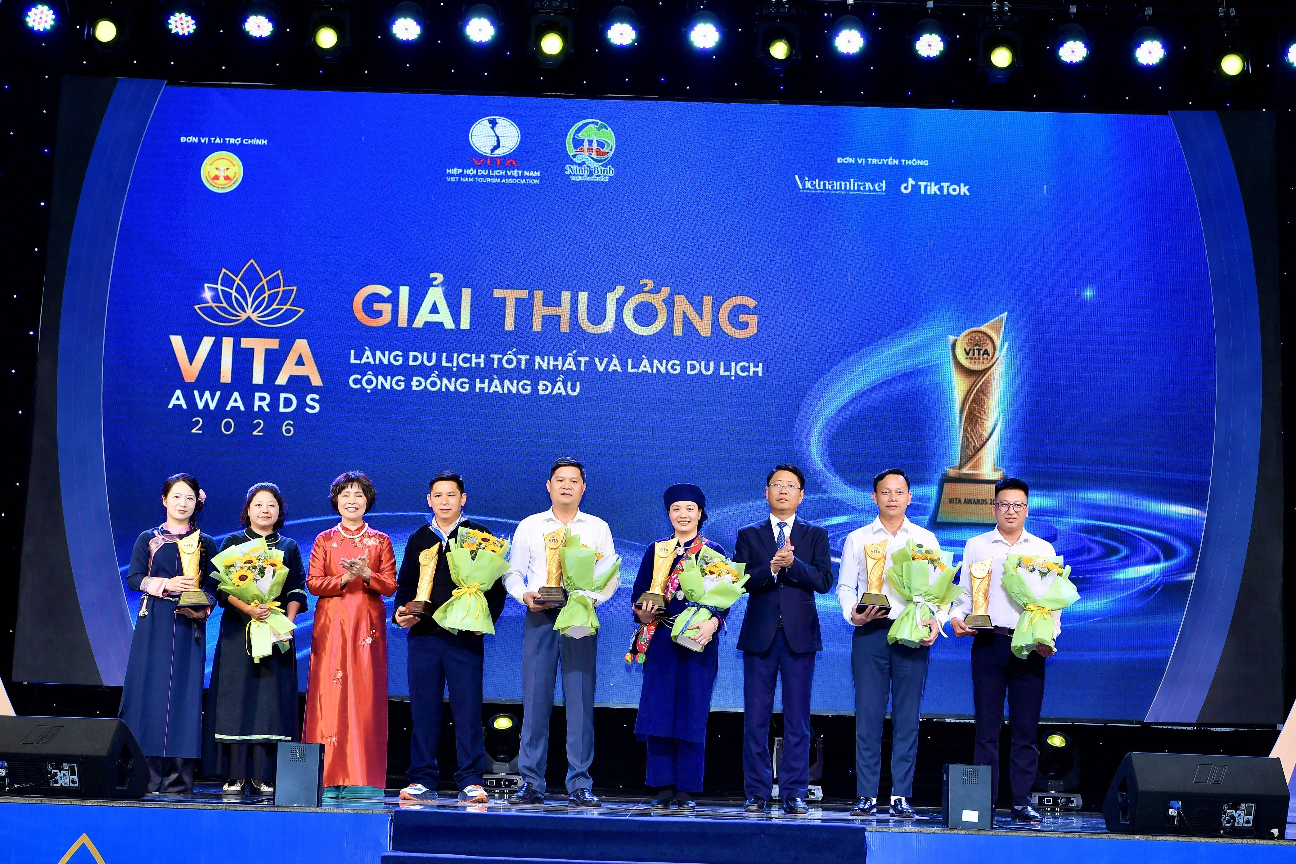 VITA Awards 2026: Du lịch Lào Cai ghi dấu ở nhiều hạng mục
