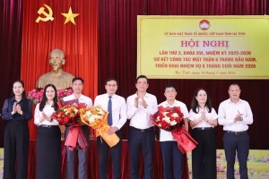 Ông Nguyễn Đình Dũng được hiệp thương giữ chức Phó Chủ tịch Ủy ban MTTQ tỉnh Hà Tĩnh