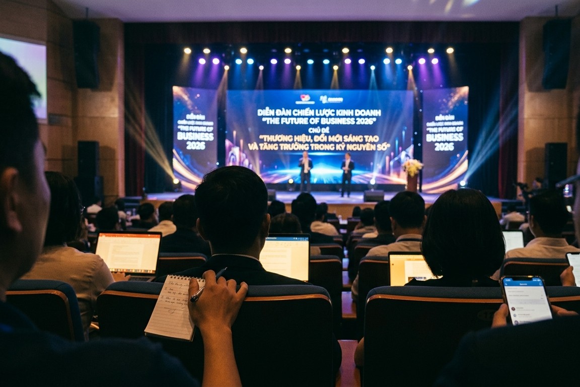 Diễn đàn Chiến lược Kinh doanh "The Future of Business 2026": Kiến tạo động lực tăng trưởng mới cho doanh nghiệp Việt trong kỷ nguyên số