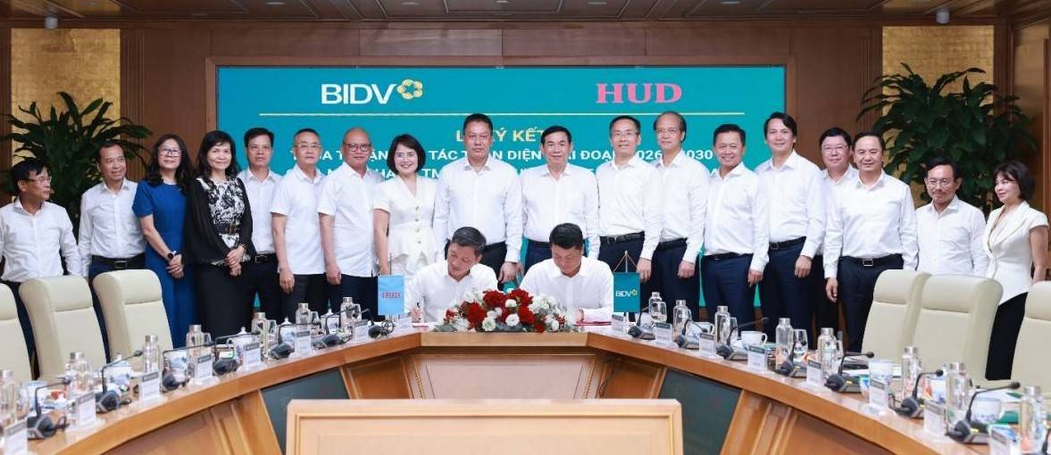 BIDV và HUD tăng cường hợp tác hướng tới phát triển bền vững