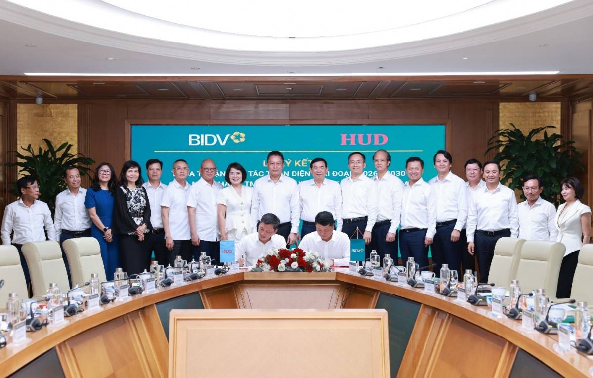 BIDV và HUD tăng cường hợp tác hướng tới phát triển bền vững