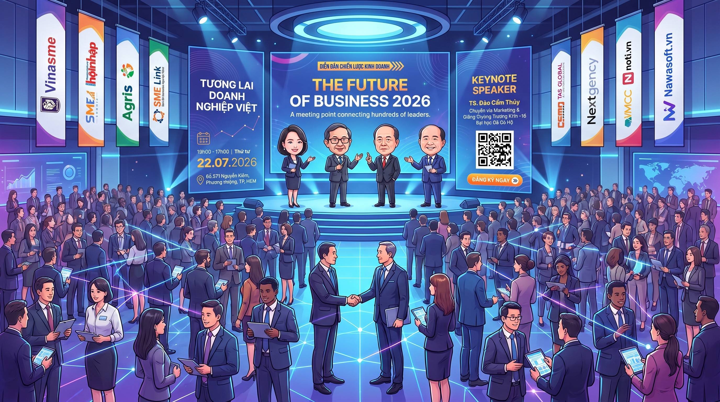 The Future of Business 2026: Điểm hẹn kết nối hàng trăm nhà lãnh đạo, mở rộng cơ hội hợp tác khu vực