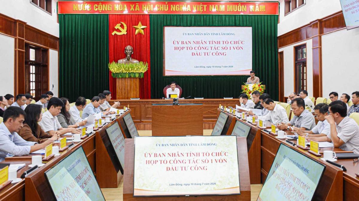 Lâm Đồng thúc giải ngân đầu tư công, không để nguồn vốn chậm 