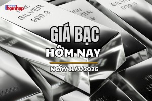 Giá bạc hôm nay 11/7/2026: Bạc tăng mạnh, thế giới lên 60,2 USD/ounce