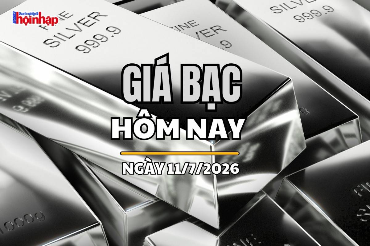 Giá bạc hôm nay 10/7/2026: Thị trường đảo chiều, bạc tăng trở lại