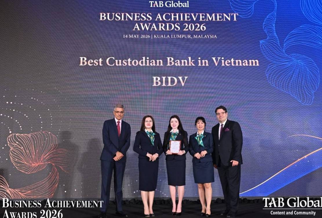 BIDV giữ vững vị thế Ngân hàng lưu ký tốt nhất Việt Nam