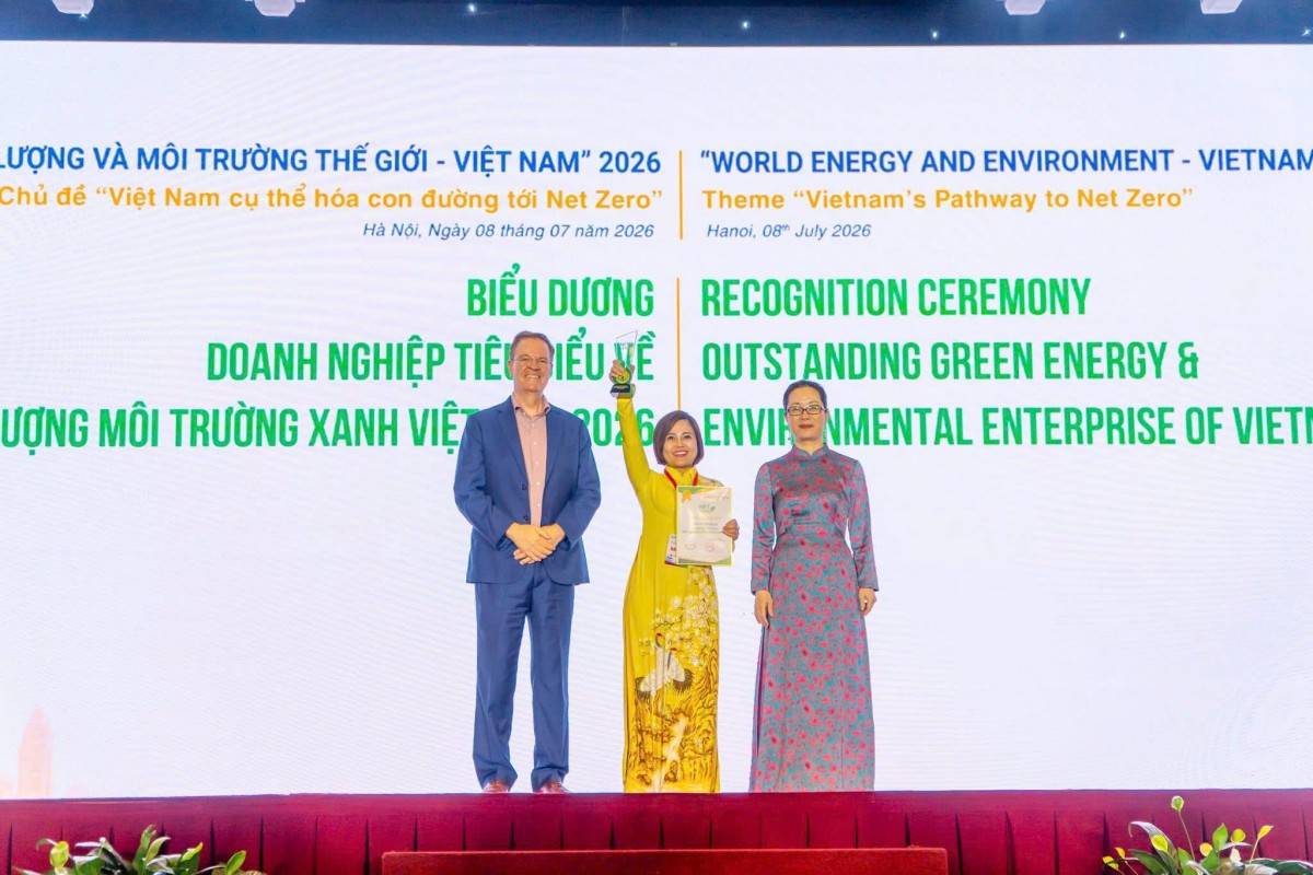 HAPLAST vào Top 100 Doanh nghiệp tiêu biểu về năng lượng và môi trường xanh Việt Nam 2026