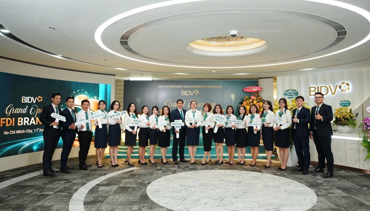 BIDV tiên phong ra mắt chi nhánh dành riêng cho khách hàng FDI