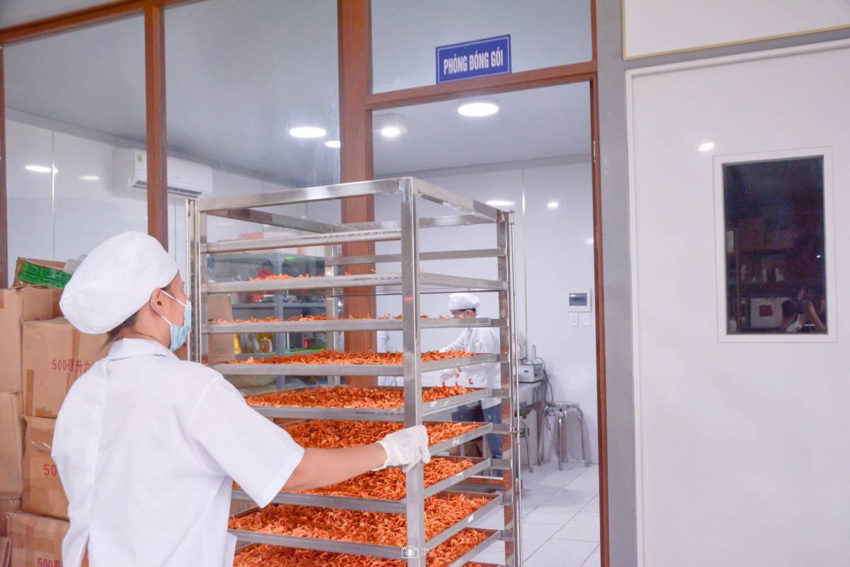 Đông trùng hạ thảo Phúc An là đầu tư nhà máy sản xuất với diện tích hơn 6.000 m², trang bị hệ thống thiết bị chuyên dụng hiện đại phục vụ toàn bộ quy trình nuôi cấy, thu hoạch, sấy, đóng gói và kiểm định chất lượng.
