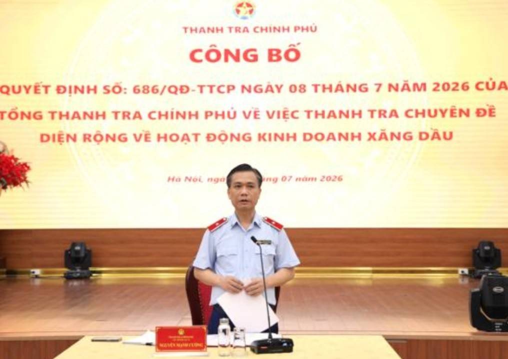 Thanh tra Chính phủ vừa công bố quyết định thanh tra chuyên đề diện rộng đối với hoạt động kinh doanh xăng dầu, nhằm đánh giá việc chấp hành các quy định pháp luật, kịp thời phát hiện bất cập trong cơ chế quản lý và xử lý các vi phạm.
