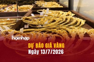 Dự báo giá vàng 13/7: Giá vàng nhẫn, vàng miếng tiếp tục giảm