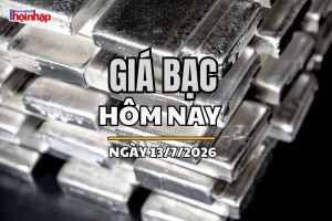 Giá bạc hôm nay 13/7/2026: Bạc thế giới áp sát mốc 60 USD/ounce