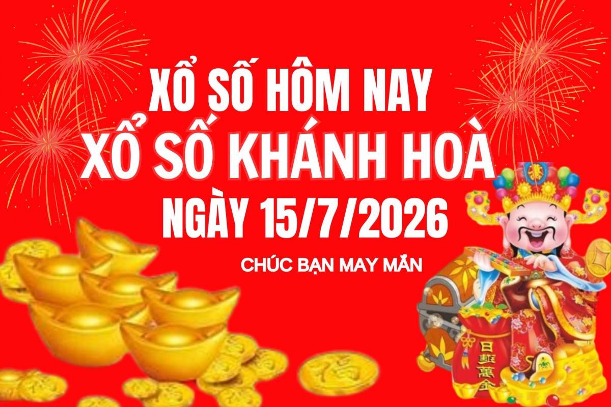 XSKH 12/7, Kết quả xổ số Khánh Hòa hôm nay 12/7/2026, Trực tiếp XSKH ngày 12 tháng 7