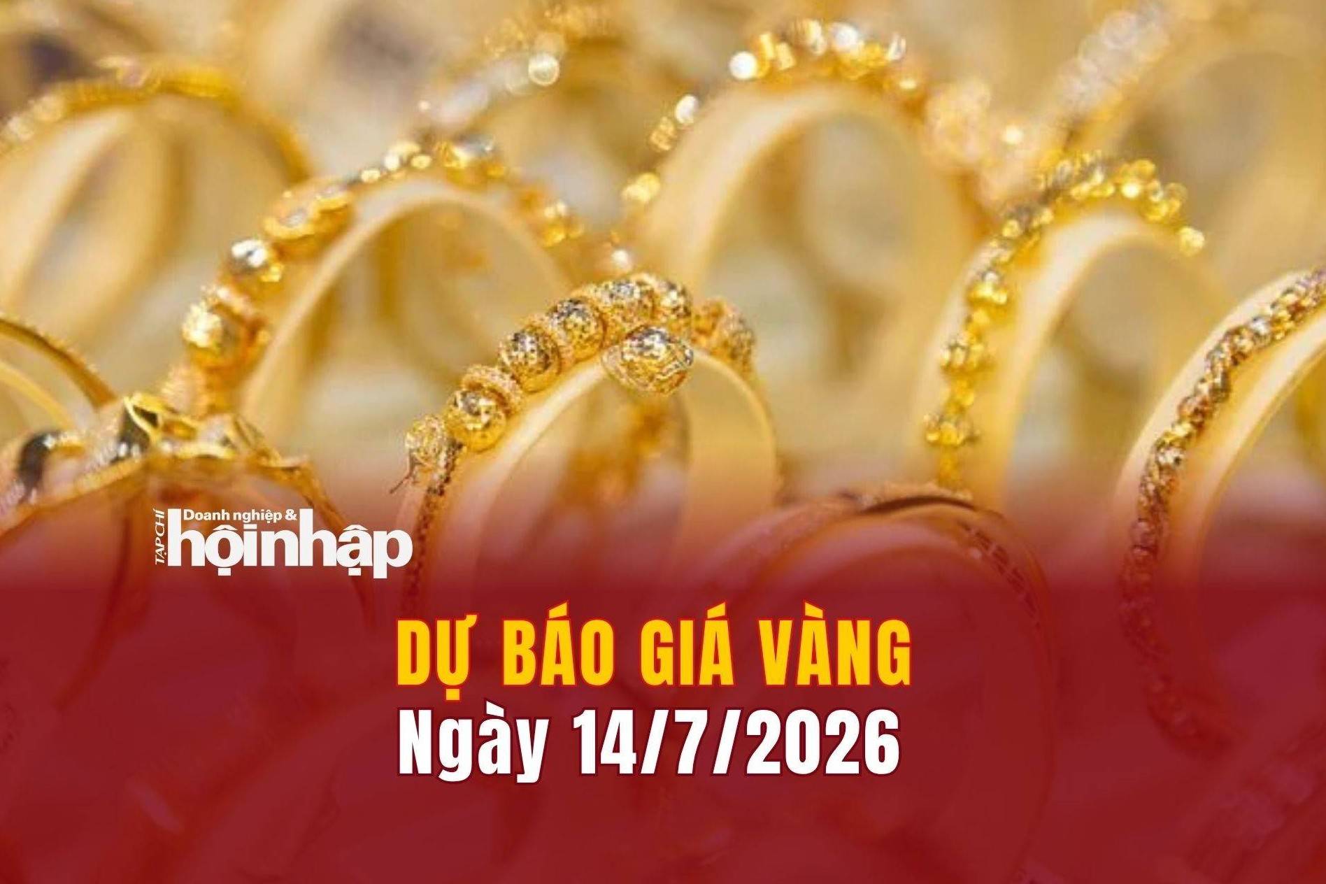 Dự báo giá vàng 14/7: Giá vàng nhẫn, vàng miếng đồng loạt "lao dốc"