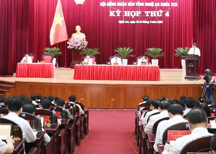 Phiên thảo luận hội trường của Kỳ họp thứ 4 (kỳ họp thường lệ giữa năm) HĐND tỉnh Nghệ An khóa XIX, nhiệm kỳ 2026 – 2031