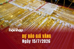 Dự báo giá vàng 15/7: Giá vàng nhẫn, vàng miếng tiếp đà giảm sâu