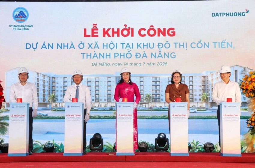 Lễ khởi công Dự án Nhà ở xã hội tại Khu đô thị Cồn Tiến, Đà Nẵng.