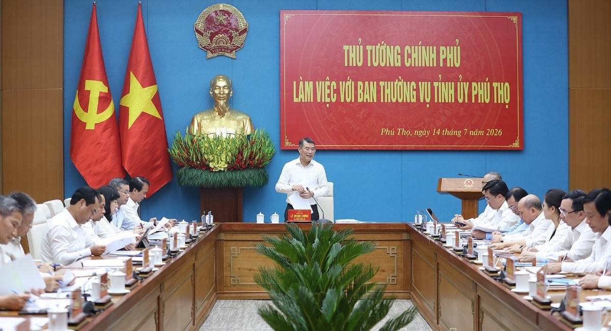 Thủ tướng Chính phủ làm việc với Phú Thọ, đặt mục tiêu tăng trưởng 11% năm 2026
