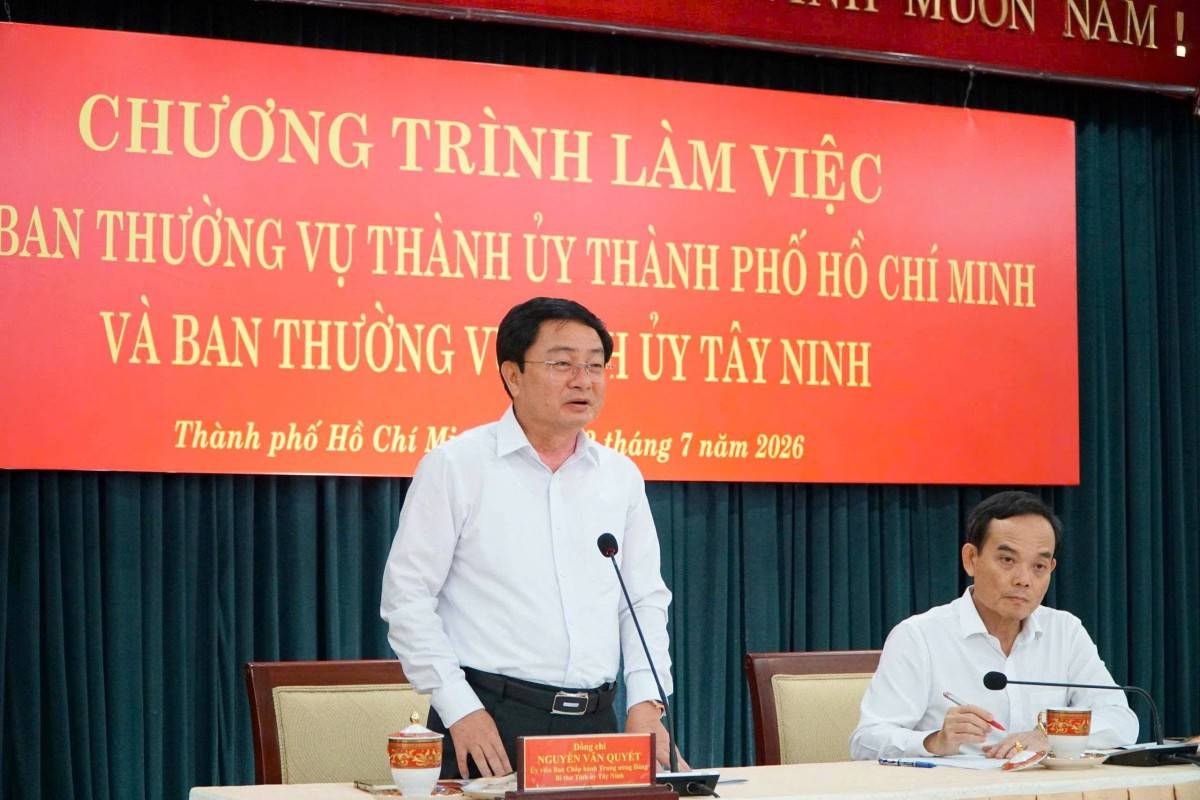 Lãnh đạo Tây Ninh phát biểu về hợp tác phát triển hạ tầng giao thông