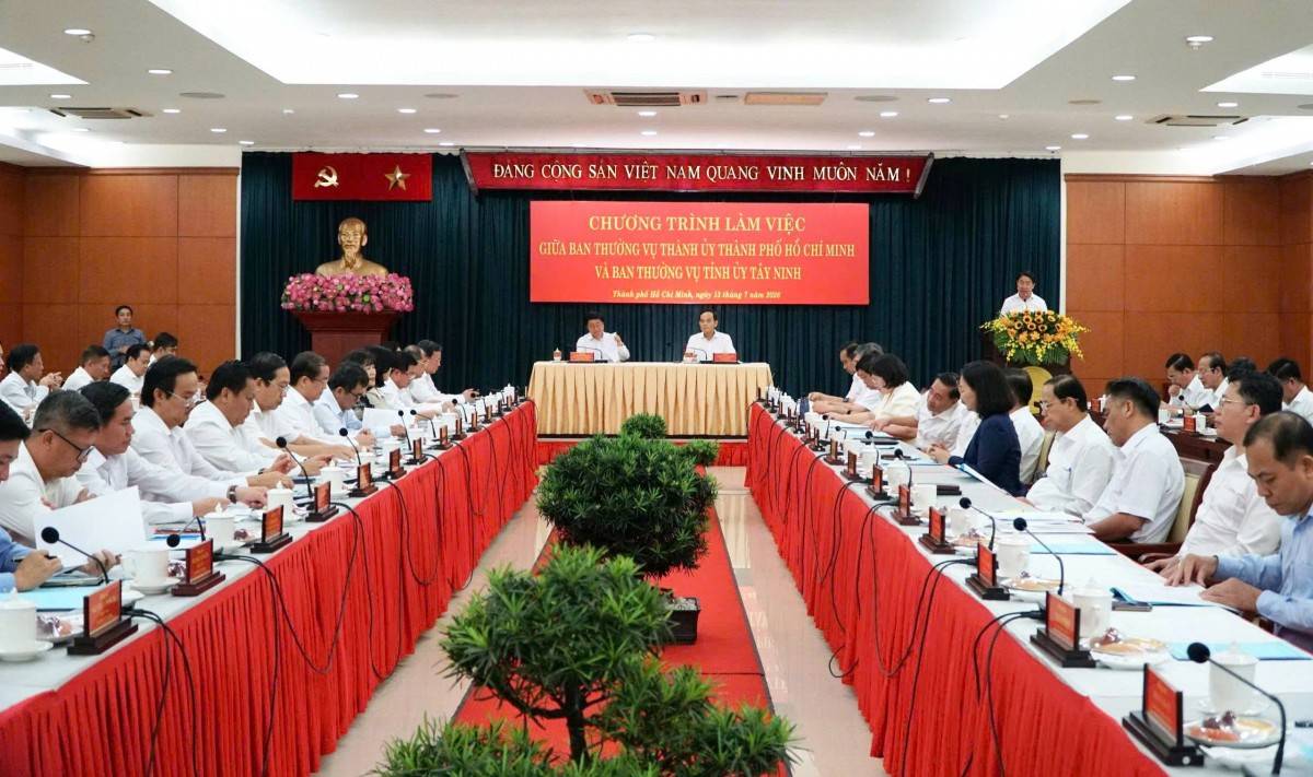 Tây Ninh và TP.HCM tổ chức hội nghị tăng cường liên kết vùng