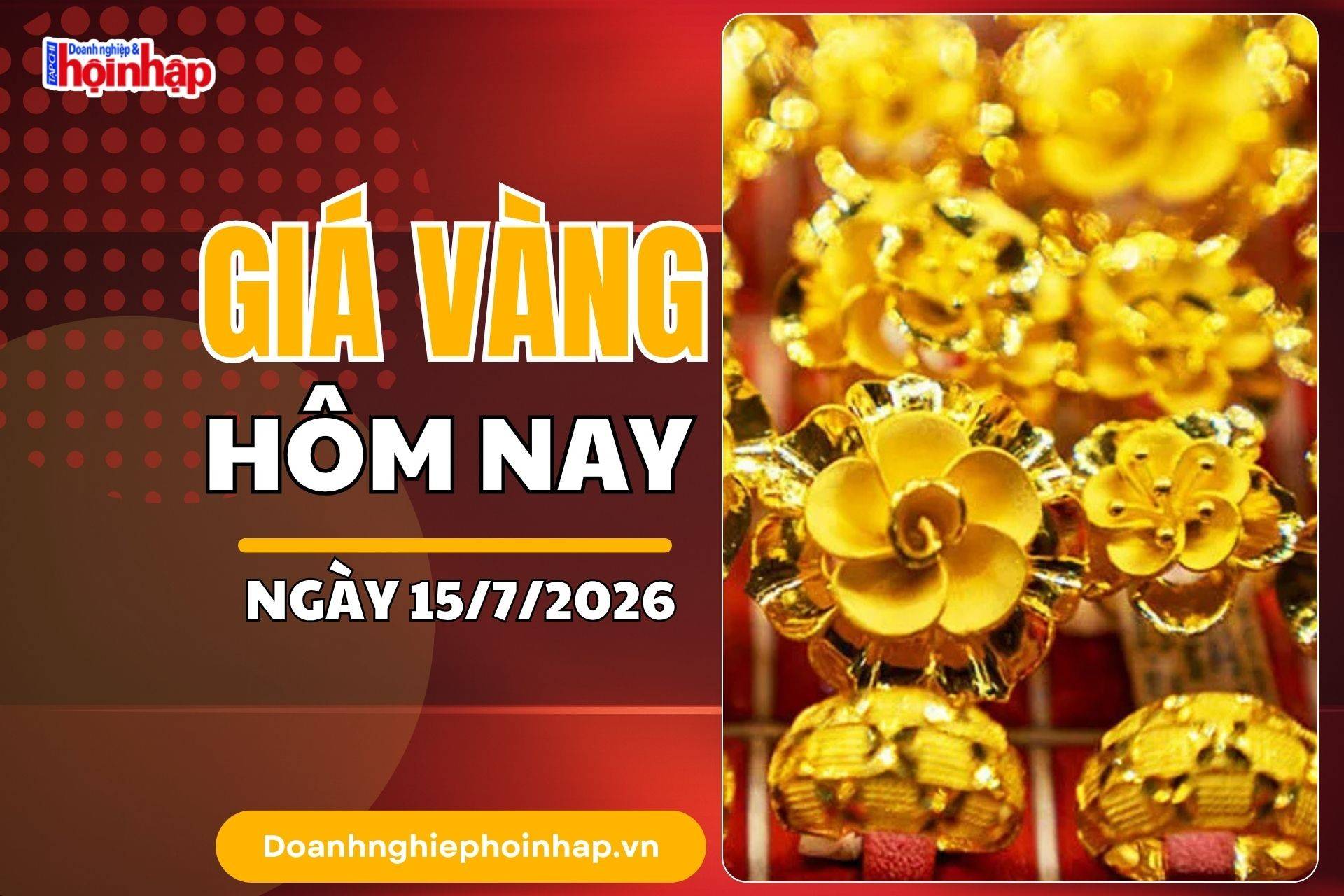Giá vàng hôm nay 14/7: Vàng SJC giảm sâu, rời xa mốc 150 triệu đồng/lượng
