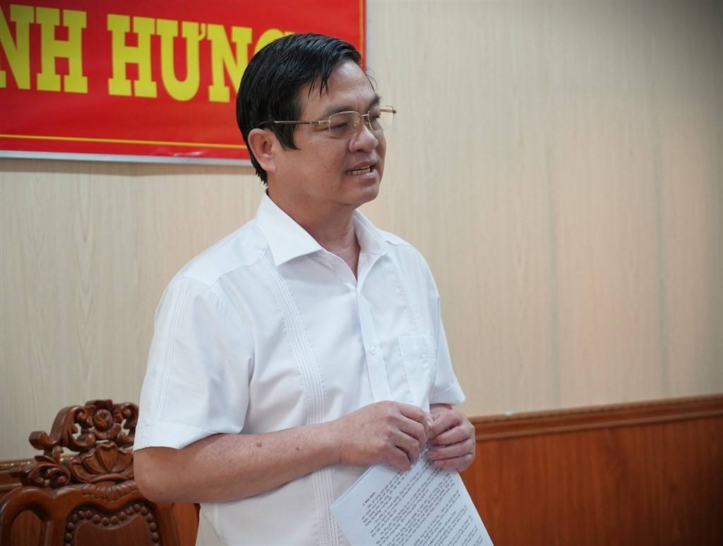 Buổi làm việc tại xã Khánh Hưng về phát triển doanh nghiệp