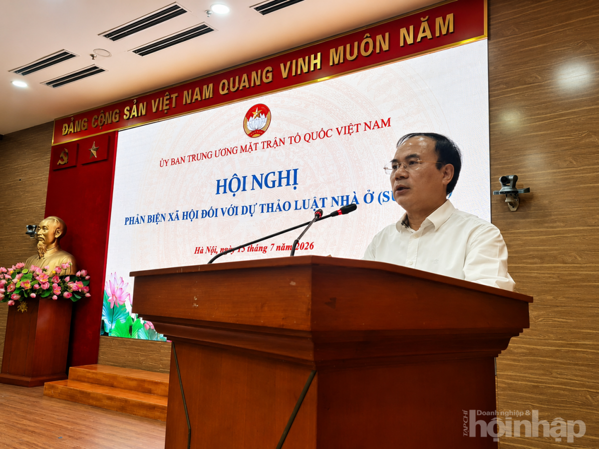 Thứ trưởng Bộ Xây dựng Nguyễn Văn Sinh: Sửa Luật Nhà ở gỡ vướng, thúc đẩy thị trường