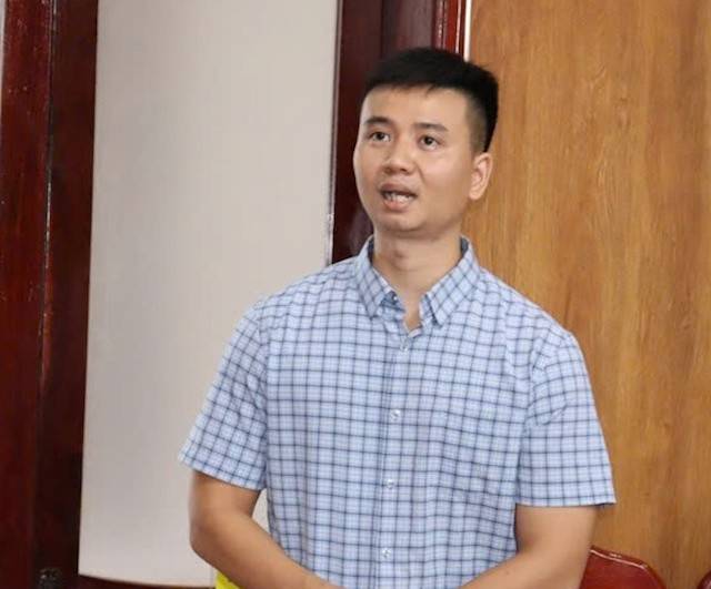Ths. Doãn Đình Chúc - Thành viên chính của nhóm nghiên cứu đề tài giới thiệu Tổng quan về thiết kế kiến trúc và chức năng phần mềm Truy xuất nguồn gốc sản phẩm hàng hóa tại hội thảo