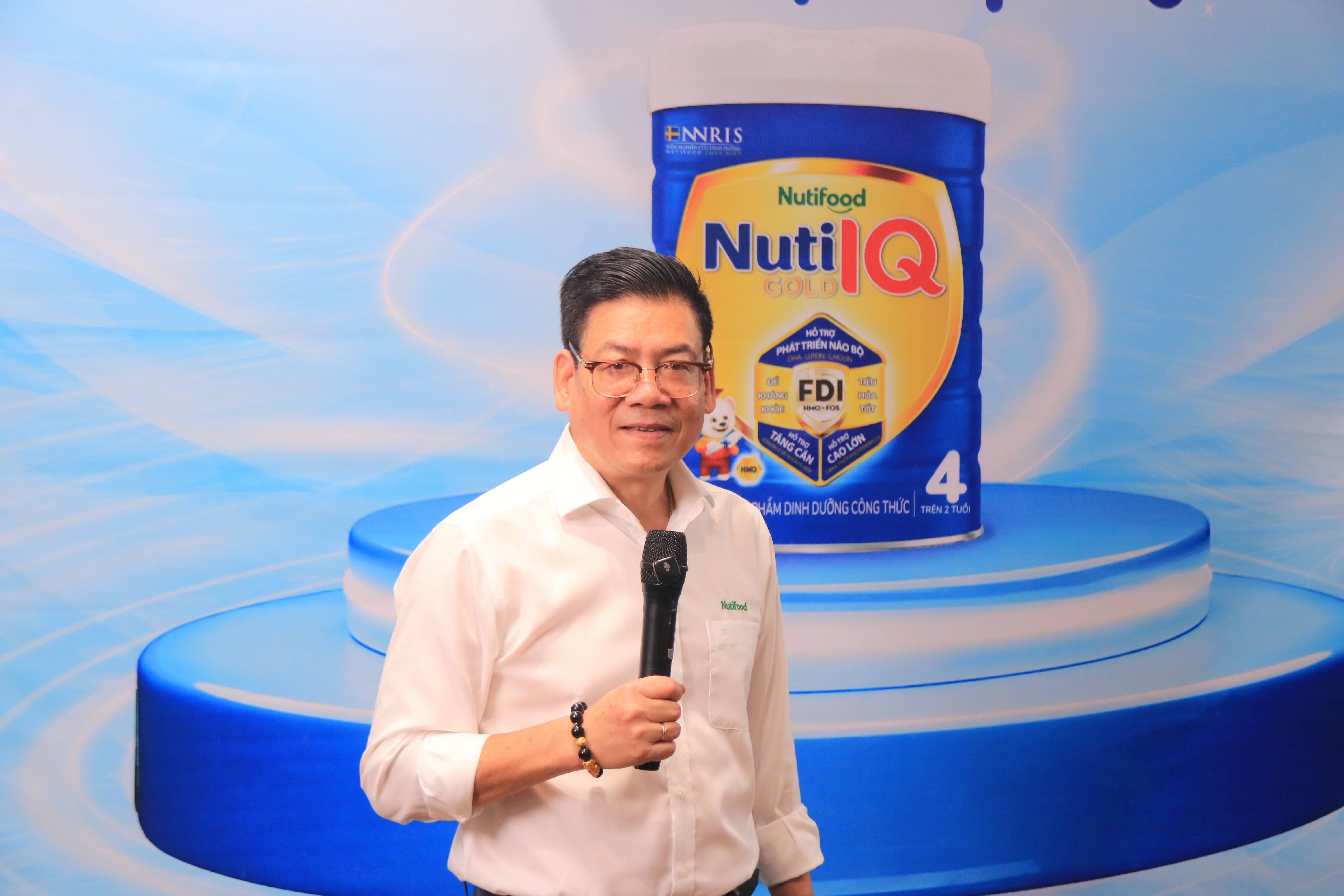 Phát biểu tại lễ ký kết, ông Nguyễn Hồng Sinh, Giám đốc Cao cấp Kinh doanh Nội địa Nutifood, 