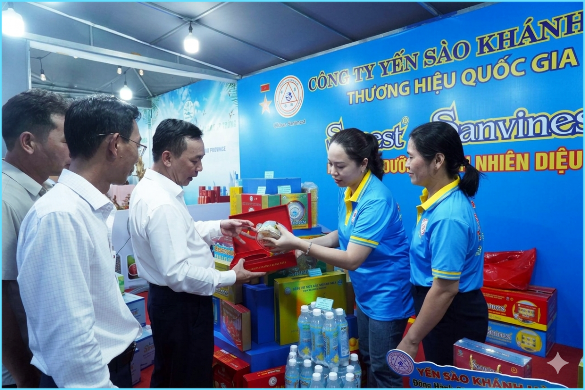 70 gian hàng tham gia triển lãm sản phẩm OCOP, sản phẩm đặc trưng tỉnh Khánh Hòa