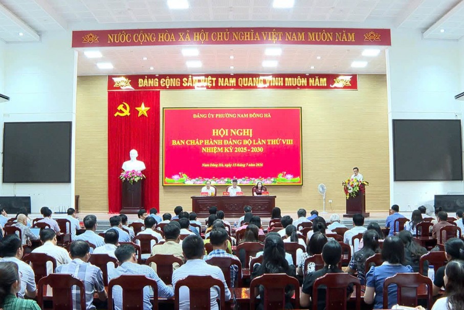 Quảng Trị: Đảng bộ phường Nam Đông Hà đánh giá kết quả 6 tháng đầu năm, đề ra nhiệm vụ trọng tâm cuối năm 2026