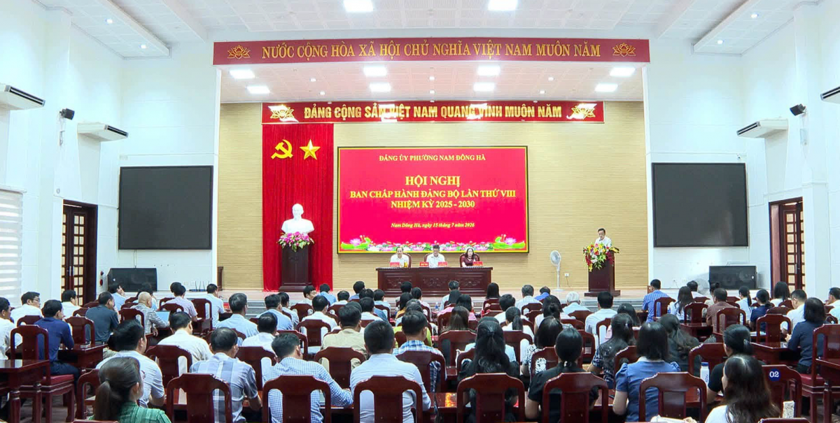 Quảng Trị: Đảng bộ phường Nam Đông Hà đánh giá kết quả 6 tháng đầu năm, đề ra nhiệm vụ trọng tâm cuối năm 2026